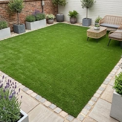 כך זה ניראה – דשא סינטטי נרקיס