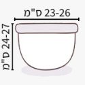 מידות כלי מעוצב xl